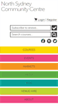 Mobile Screenshot of northsydneycentre.com.au
