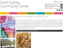Tablet Screenshot of northsydneycentre.com.au